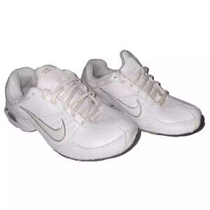 WOMENS NIKE AIR FLIGHT WHITE SILVER TRAINING SNEAKERS SHOES 7.5 Rare Vintage